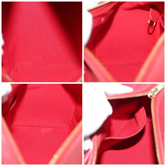 LOUIS VUITTON Epi Speedy 25 Hand Bag Castilian Red - Picture 15 of 16